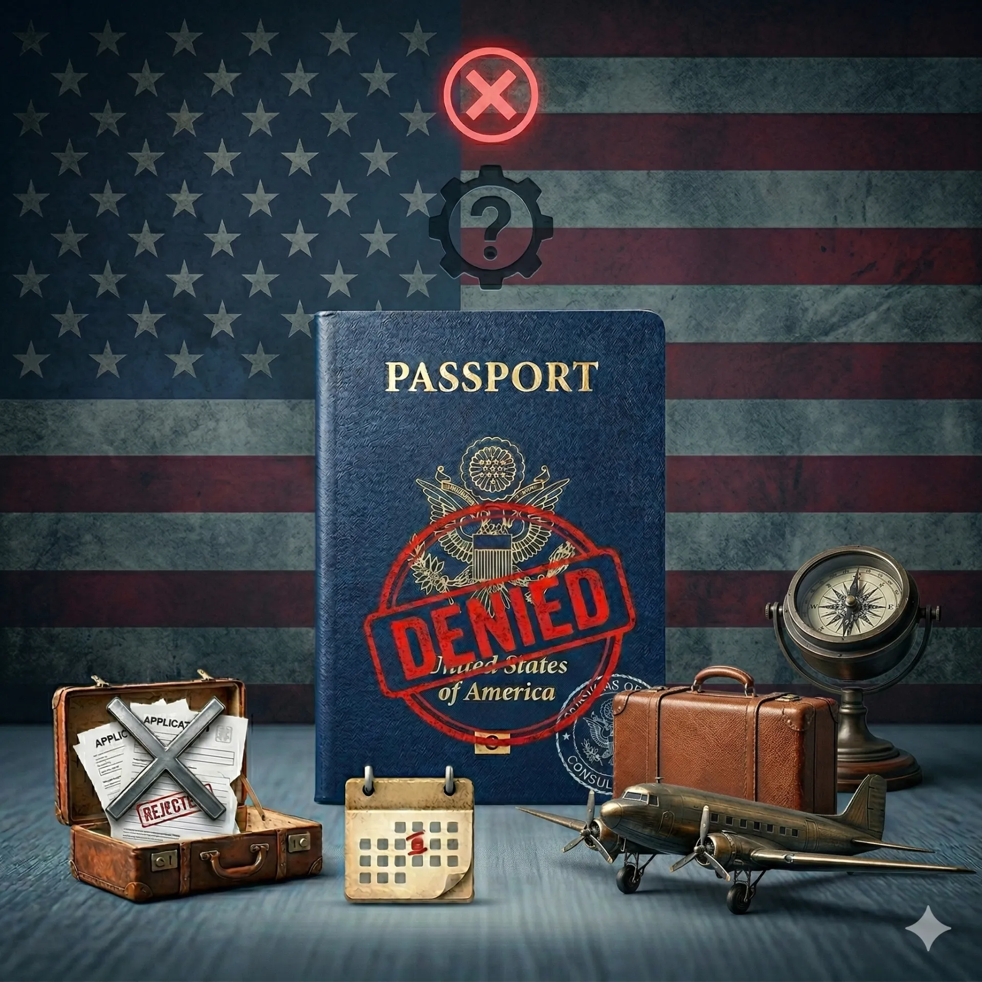 Imagem ilustrativa para o artigo O que faz negar o visto americano? da Genuína Conexão